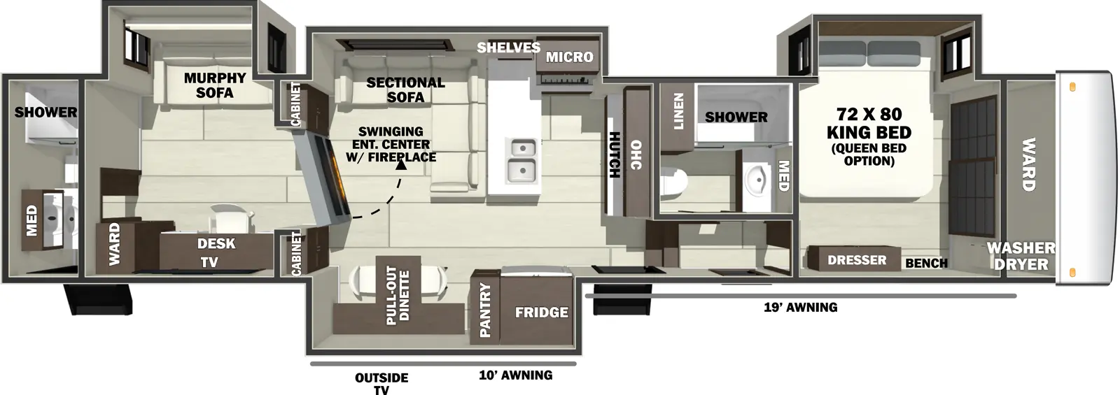Riverstone 44DBL Floorplan
